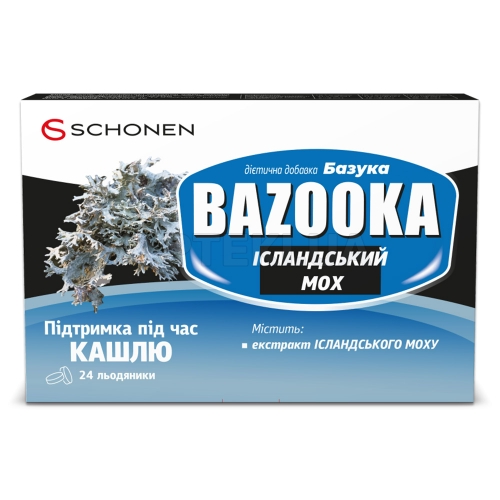 Базука Ісландський мох льодяники, №24