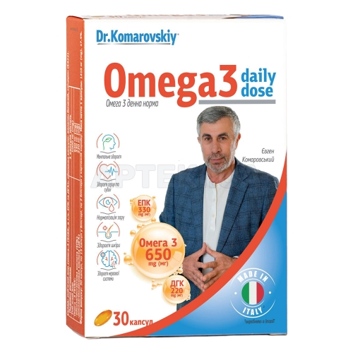 Омега-3 Денна норма капсули тм Dr.Komarovskiy, №30