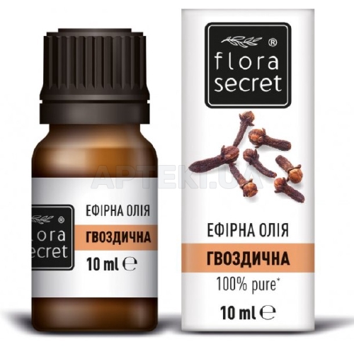 Олія ефірна фасована тм "Flora Secret" 10 мл гвоздичне, №1