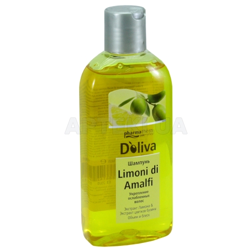 D'OLIVA ШАМПУНЬ ПРОТИ ВИПАДІННЯ ВОЛОССЯ "LIMONI DI AMALFI" 200 мл, №1