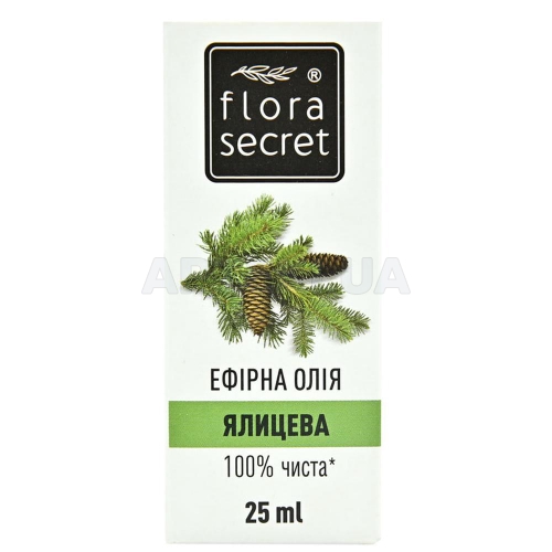 Олія ефірна фасована тм "Flora Secret" 25 мл ялицеве, №1