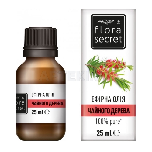 Масло эфирное фасованное тм "Flora Secret" 25 мл чайного дерева, №1