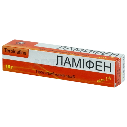 Ламіфен гель 1 % туба 15 г, №1