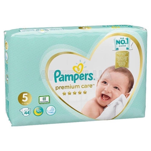 ПОДГУЗНИКИ ДЕТСКИЕ PAMPERS PREMIUM CARE junior (11-16 кг), №44