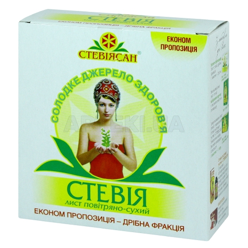 ДИЕТИЧЕСКАЯ ДОБАВКА "СТЕВИЯ" ЛИСТ ВОЗДУШНО-СУХОЙ лист 50 г (мелкая фракция), №1