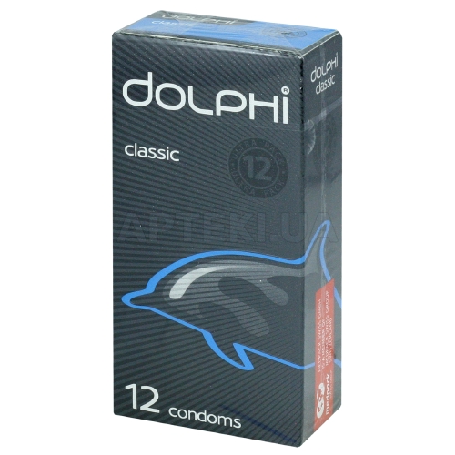 ПРЕЗЕРВАТИВЫ ЛАТЕКСНЫЕ В СИЛИКОНОВОЙ СМАЗКЕ DOLPHI классические, №12