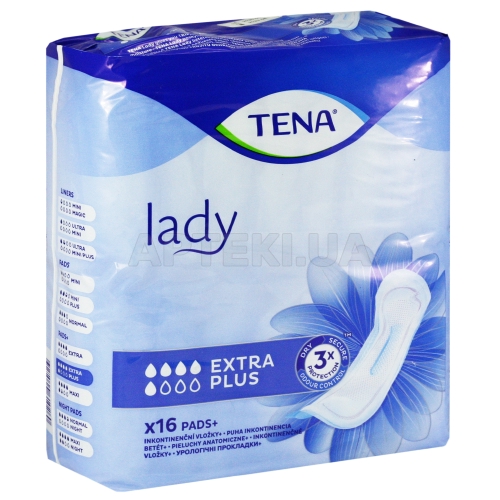 ПРОКЛАДКИ УРОЛОГИЧЕСКИЕ TENA LADY EXTRA PLUS, №16