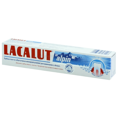 ЛАКАЛУТ АЛЬПИН (LACALUT ALPIN) ЗУБНАЯ ПАСТА зубная паста 75 мл, №1