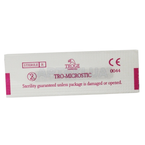 СКАРИФИКАТОР ОДНОРАЗОВОГО ИСПОЛЬЗОВАНИЯ СТЕРИЛЬНЫЙ TRO-MICROSTIC, №1