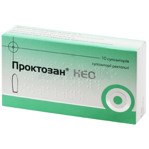 Проктозан® Нео суппозитории ректальные блистер, №10