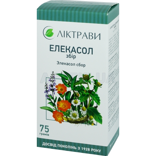 Елекасол збір пачка 75 г з внутрішн. пакетом, №1