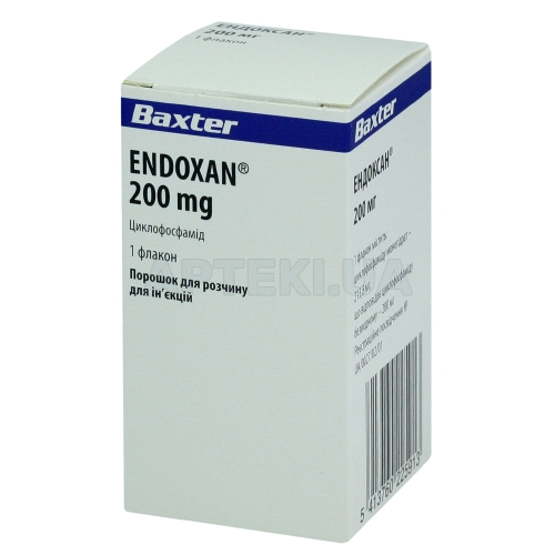 Эндоксан® 200 мг порошок для раствора для инъекций 200 мг флакон, №1