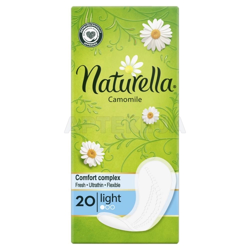 ПРОКЛАДКИ ЕЖЕДНЕВНЫЕ ГИГИЕНИЧЕСКИЕ NATURELLA CAMOMILE LIGHT, №20