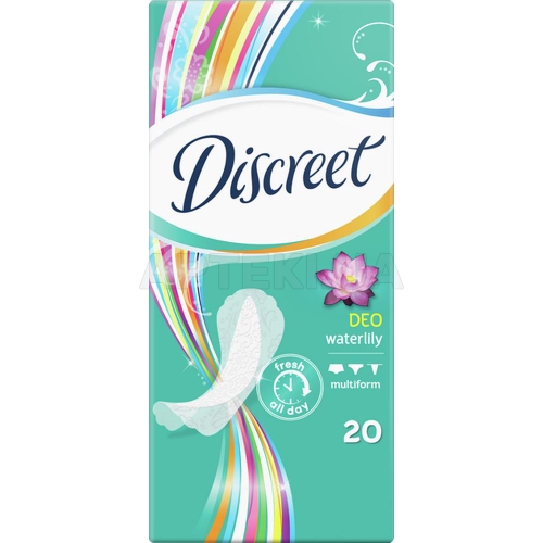 ПРОКЛАДКИ ГИГИЕНИЧЕСКИЕ ЕЖЕДНЕВНЫЕ DISCREET DEO Water Lily Multiform, №20