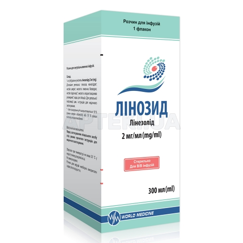 Лінозид розчин для інфузій 2 мг/мл флакон 300 мл, №1