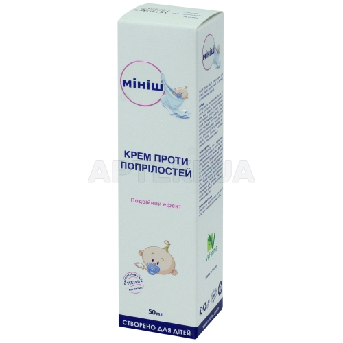 МИНИШ (MINISH DIAPER RASH CREAM (КРЕМ ДЛЯ ДЕТЕЙ) СРЕДСТВО КОСМЕТИЧЕСКОЕ ДЛЯ УХОДА ЗА ПРОБЛЕМНОЙ КОЖЕЙ) крем 50 мл, №1