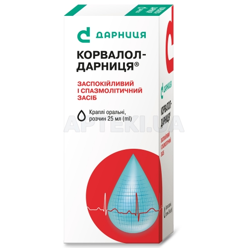 Корвалол-Дарница® капли оральные, раствор флакон 25 мл, №1