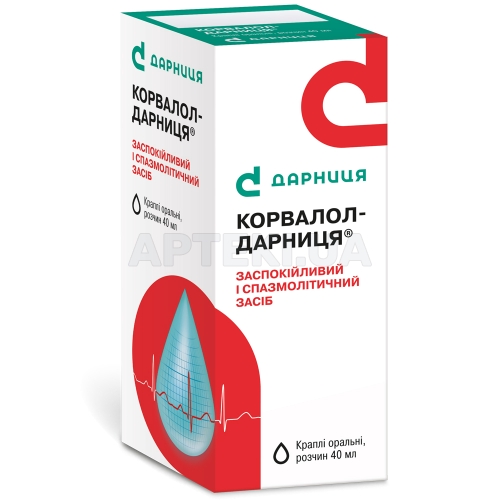 Корвалол-Дарница® капли оральные, раствор флакон 40 мл, №1