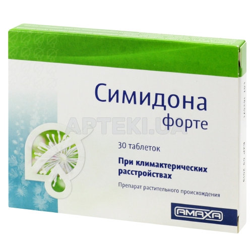 Сімідона Форте таблетки 13 мг блістер, №30