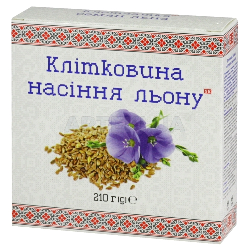 Клітковина насіння льону диєтична добавка 210 г, №1