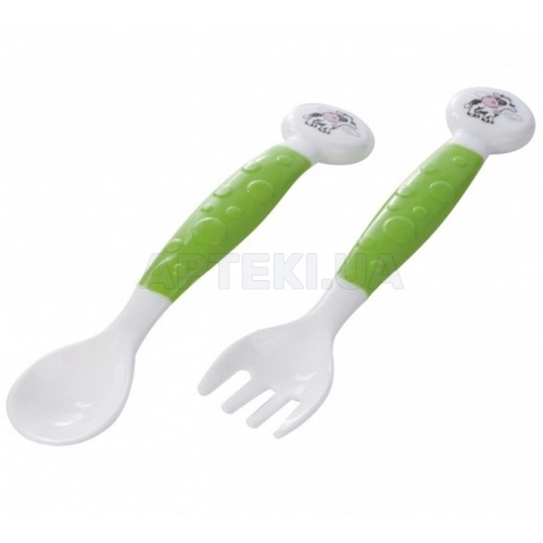 ПОСУДА 56/580 ложка и вилка гибкие, №1