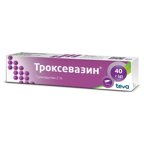 Троксевазин® гель 2 % туба 40 г, №1