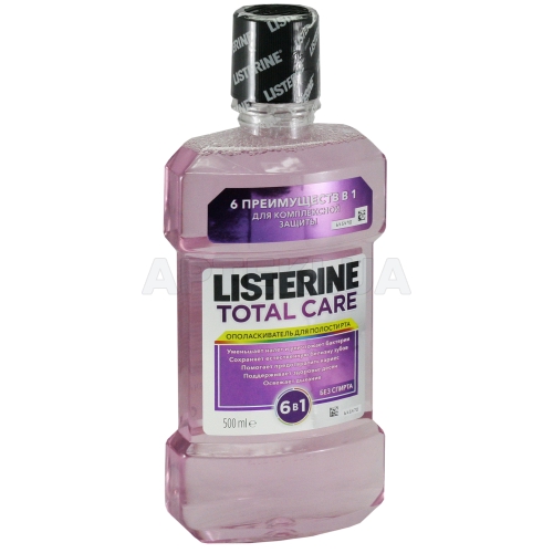 ОПОЛАСКИВАТЕЛЬ ДЛЯ РОТОВОЙ ПОЛОСТИ LISTERINE® TOTAL CARE 500 мл, №1