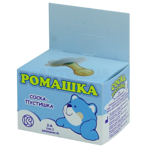 СОСКА-ПУСТЫШКА тип 2 "Ромашка" коробочка, №1