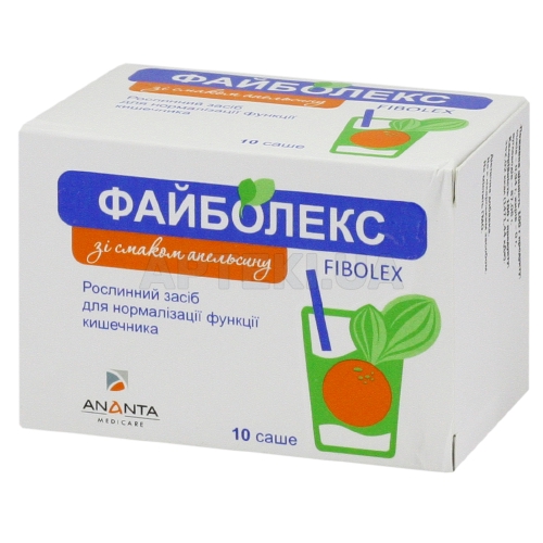 Файболекс саше 5.8 г с апельсиновым вкусом, №10