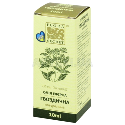 ОЛІЯ ЕФІРНА ФАСОВАНА 10 мл гвоздичне, №1