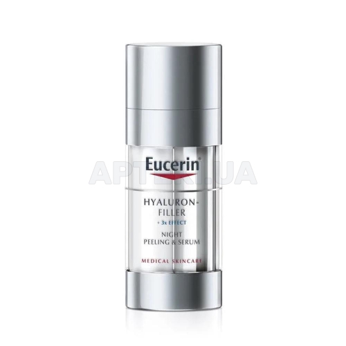ГИАЛУРОН-ФИЛЛЕР НОЧНОЙ УХОД ПИЛИНГ И СЫВОРОТКА тм "EUCERIN" 30 мл, №1