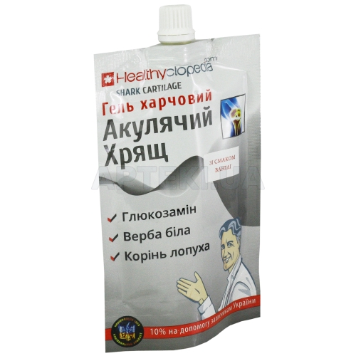 ГЕЛЬ ХАРЧОВИЙ "АКУЛЯЧИЙ ХРЯЩ" дой-пак 120 мл для суглобів, №1