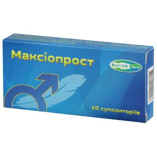 Максіопрост супозиторії, №10