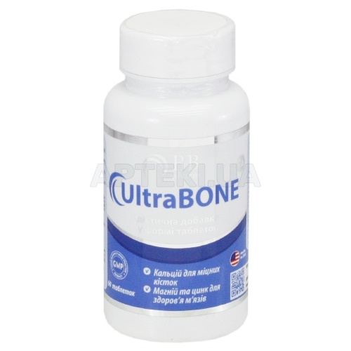 ДОБАВКА ДИЕТИЧЕСКАЯ "UltraBONE Ca" таблетки, №60