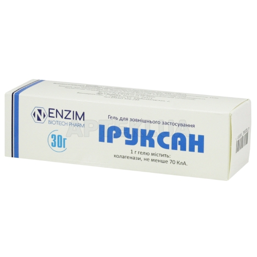 ГЕЛЬ КОСМЕТИЧНИЙ "ІРУКСАН" 30 г, №1