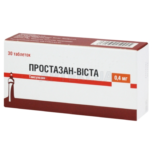 Простазан-Віста таблетки пролонгованої дії 0.4 мг блістер, №30
