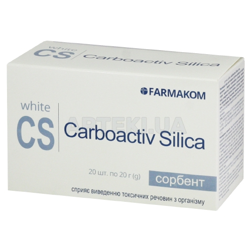 КАРБОАКТИВ SILICA ГЕЛЬ ДИЕТИЧЕСКАЯ ДОБАВКА серии КАРБОАКТИВ 20 г, №20