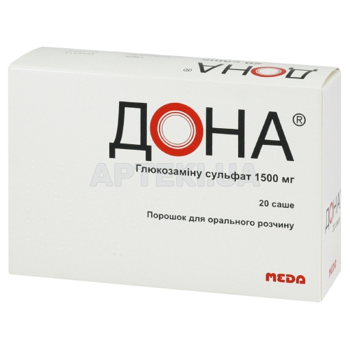 Дона® порошок для орального розчину 1500 мг саше, №20