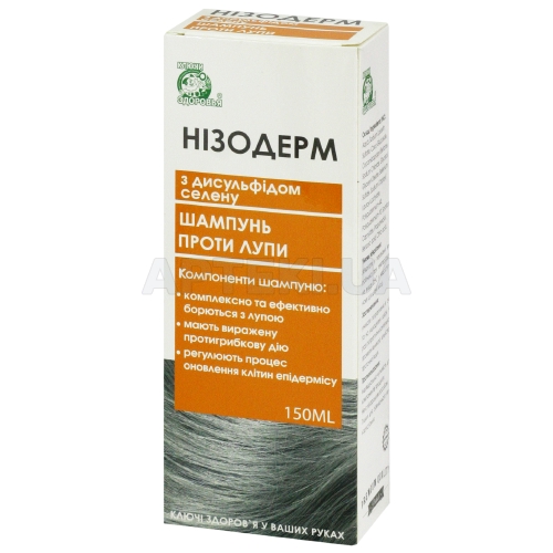ШАМПУНЬ ПРОТИВ ПЕРХОТИ "НИЗОДЕРМ С ДИСУЛЬФИДОМ СЕЛЕНА" 150 мл, №1