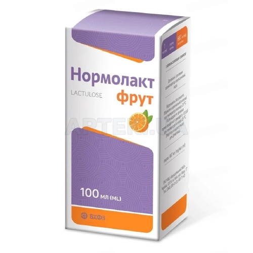 Нормолакт Фрут сироп 670 мг/мл флакон полімерний 100 мл, №1