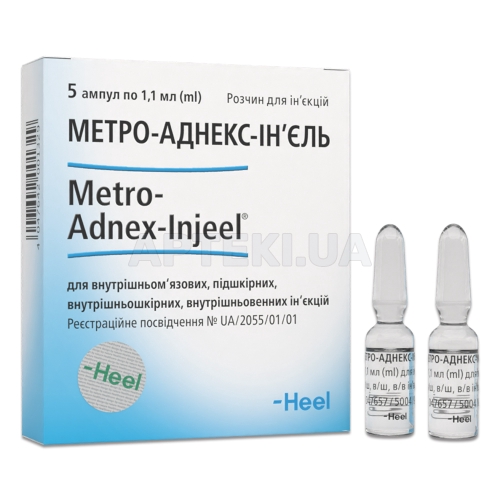 Метро-Аднекс-Инъель раствор для инъекций ампула 1.1 мл, №5