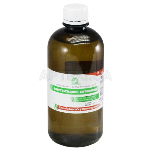Хлоргексидина биглюконат 0,05% раствор лосьон косметический 500 мл, №1