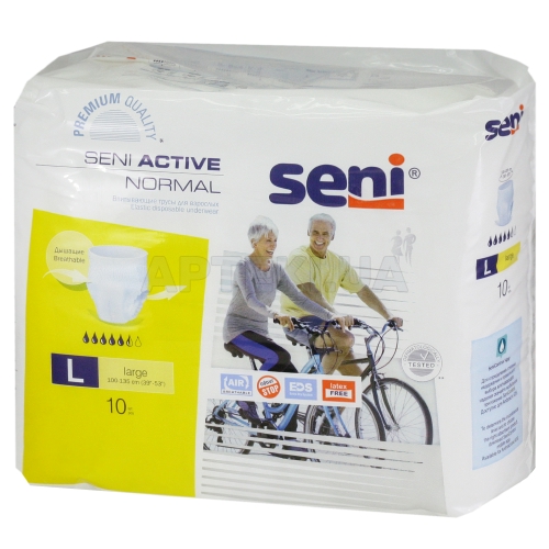 ТРУСЫ ПОГЛОЩАЮЩИЕ ДЛЯ ВЗРОСЛЫХ SENI ACTIVE NORMAL large, №10