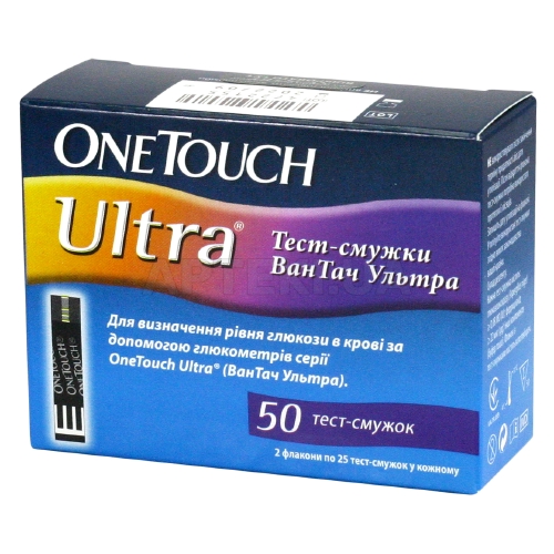 Тест-полоски One Touch Ultra тест-полоска, №50