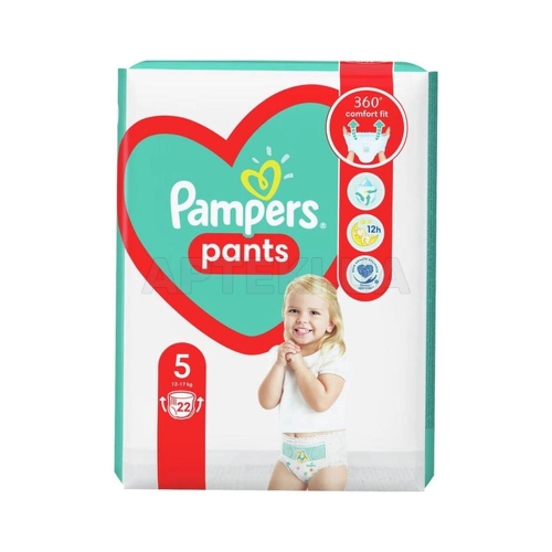 ПОДГУЗНИКИ-ТРУСИКИ ДЕТСКИЕ PAMPERS PANTS junior (12-17 кг), №22