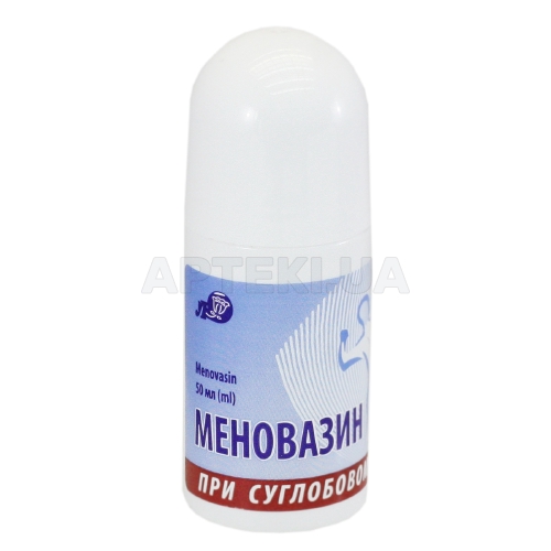 Меновазин раствор спиртовой для наружного применения флакон шариковый 50 мл, №1