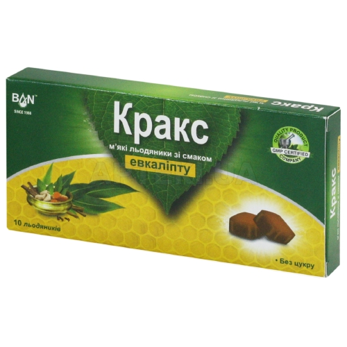 Кракс леденцы со вкусом эвкалипта, №10