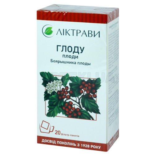 Глоду плоди плоди 4 г фільтр-пакет, №20
