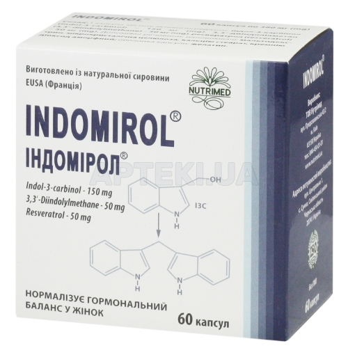 Індомірол® капсули 380 мг, №60