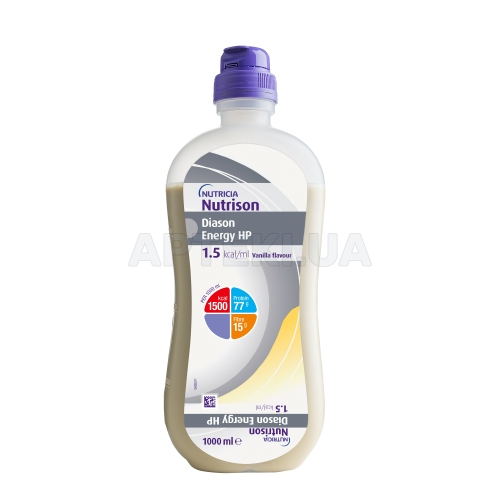 ПИЩЕВОЙ ПРОДУКТ ДЛЯ СПЕЦИАЛЬНОГО ДИЕТИЧЕСКОГО УПОТРЕБЛЕНИЯ НУТРИЗОН ЭДВАНСТ ДИАЗОН ВП ЭНЕРГИЯ 1000 мл, №1